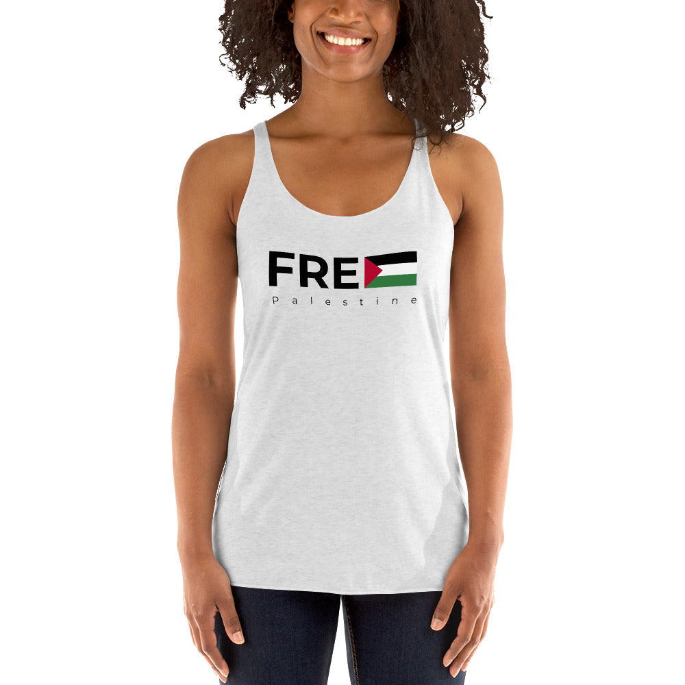 Women's Racerback Tank Next Level | Free Palestine