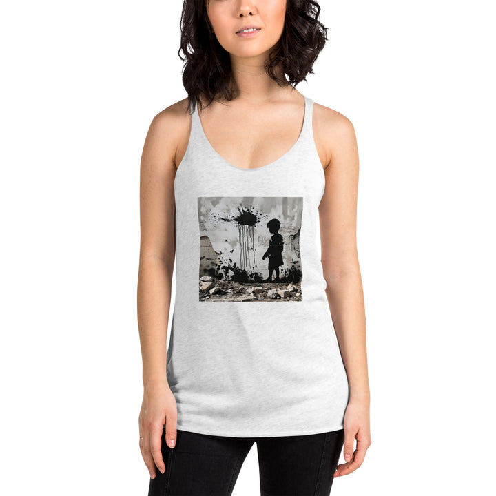 Women's Racerback Tank Next Level | Palestine Wall