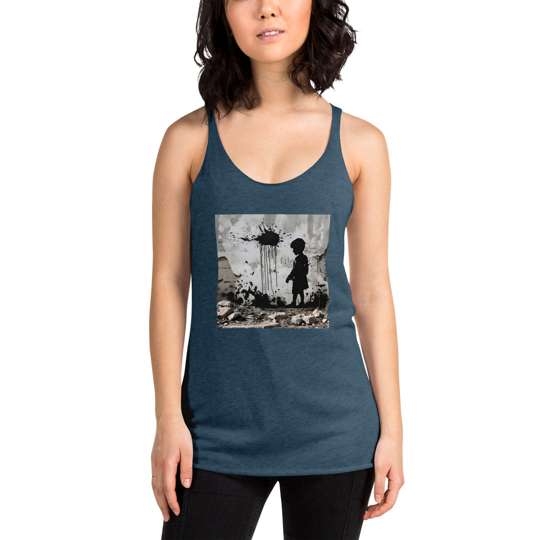 Women's Racerback Tank Next Level | Palestine Wall