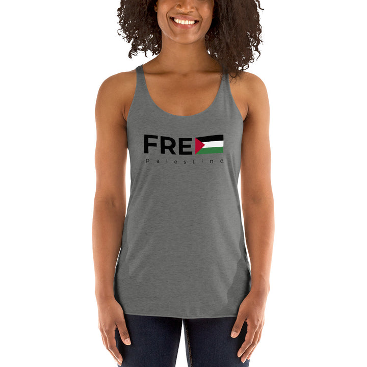 Women's Racerback Tank Next Level | Free Palestine