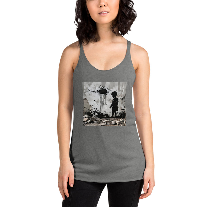 Women's Racerback Tank Next Level | Palestine Wall