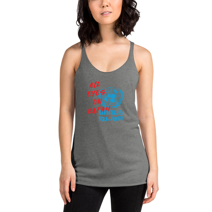 Women's Racerback Tank Next Level | All eyes on Rafah