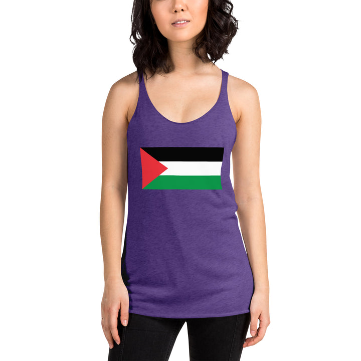 Women's Racerback Tank Next Level | Palestine Flag