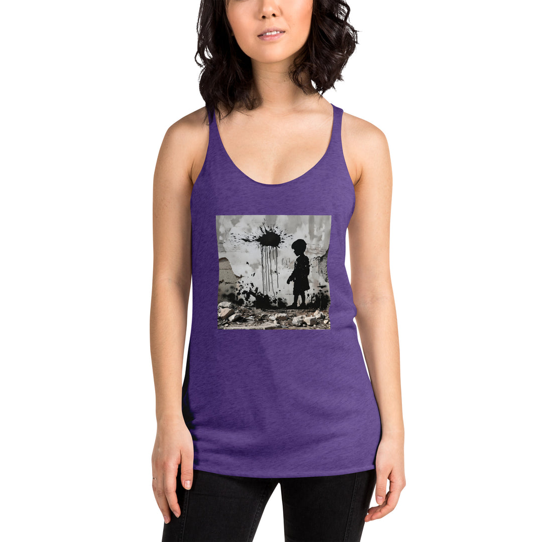 Women's Racerback Tank Next Level | Palestine Wall