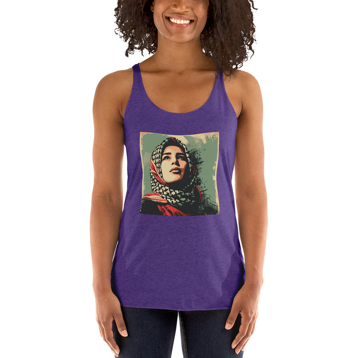 Women's Racerback Tank Next Level | Palestine Hope