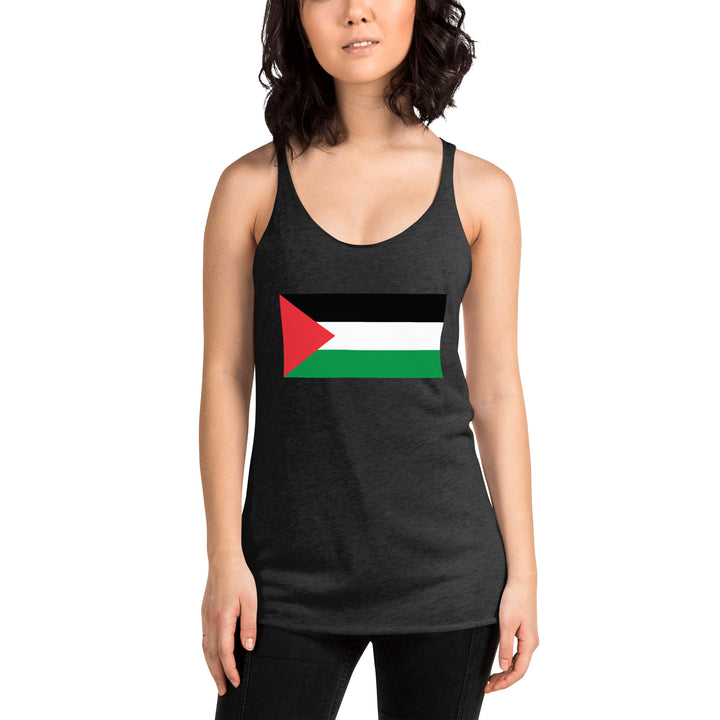 Women's Racerback Tank Next Level | Palestine Flag