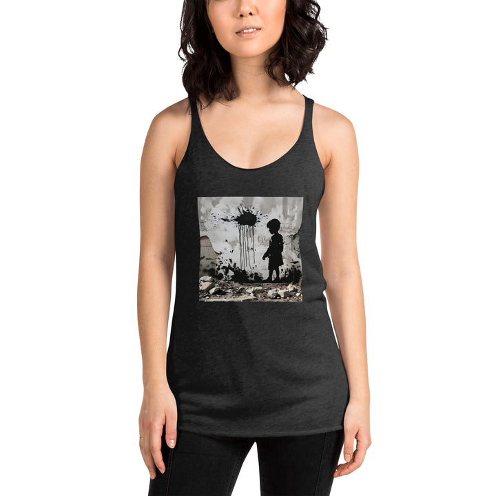 Women's Racerback Tank Next Level | Palestine Wall