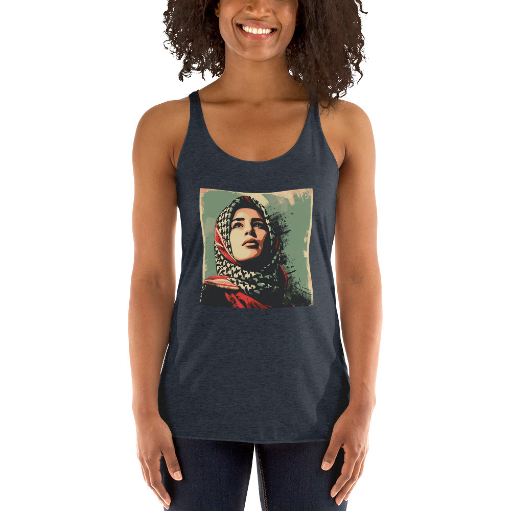 Women's Racerback Tank Next Level | Palestine Hope