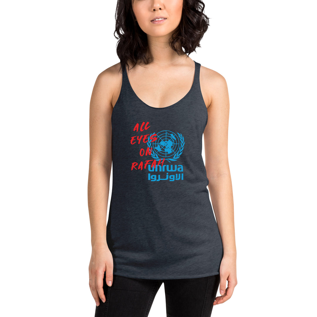 Women's Racerback Tank Next Level | All eyes on Rafah