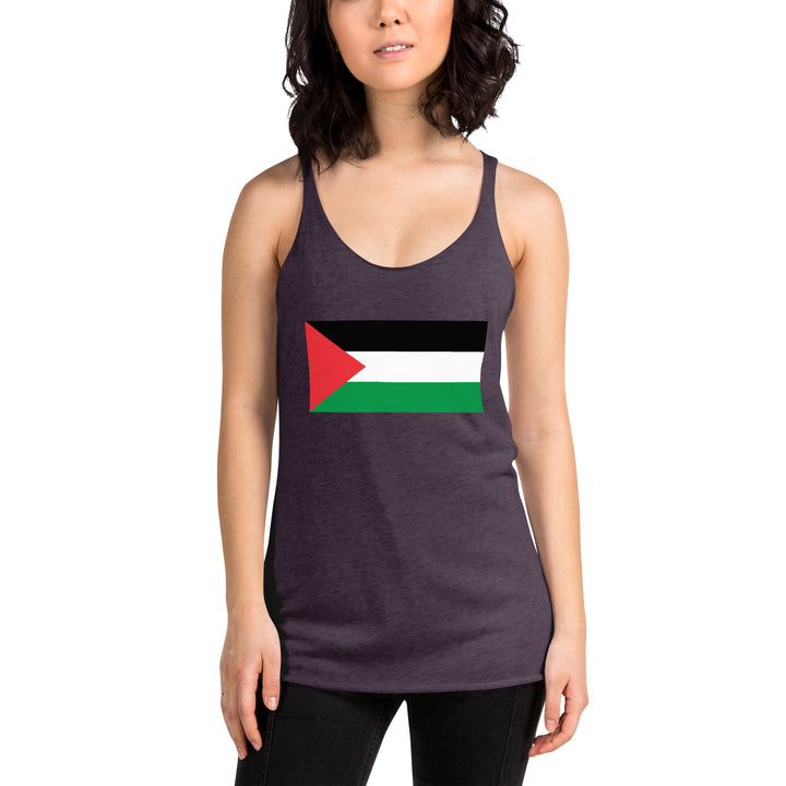 Women's Racerback Tank Next Level | Palestine Flag