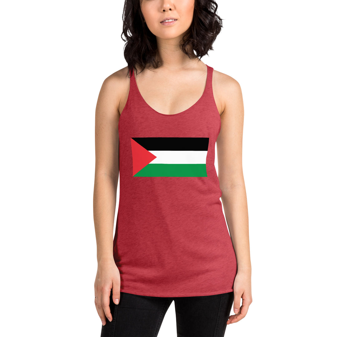 Women's Racerback Tank Next Level | Palestine Flag