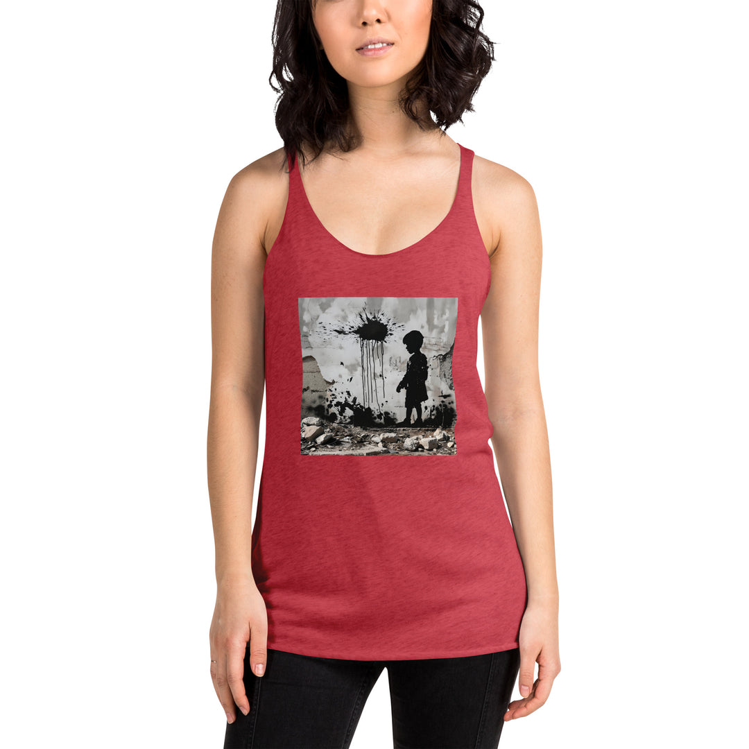 Women's Racerback Tank Next Level | Palestine Wall