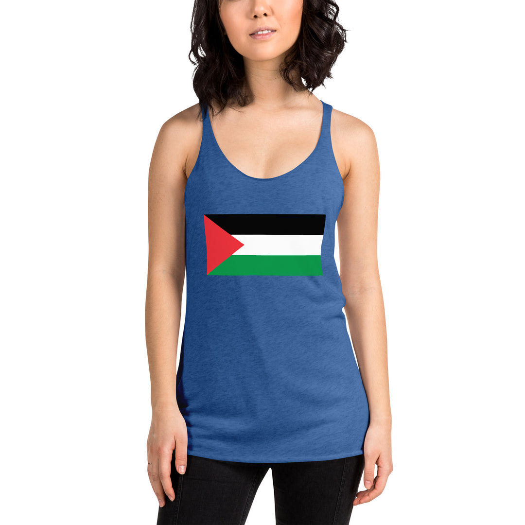 Women's Racerback Tank Next Level | Palestine Flag