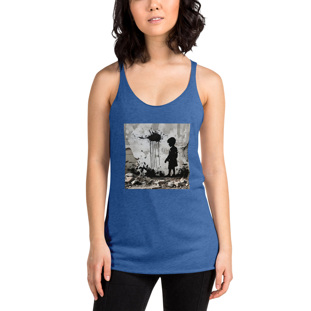 Women's Racerback Tank Next Level | Palestine Wall