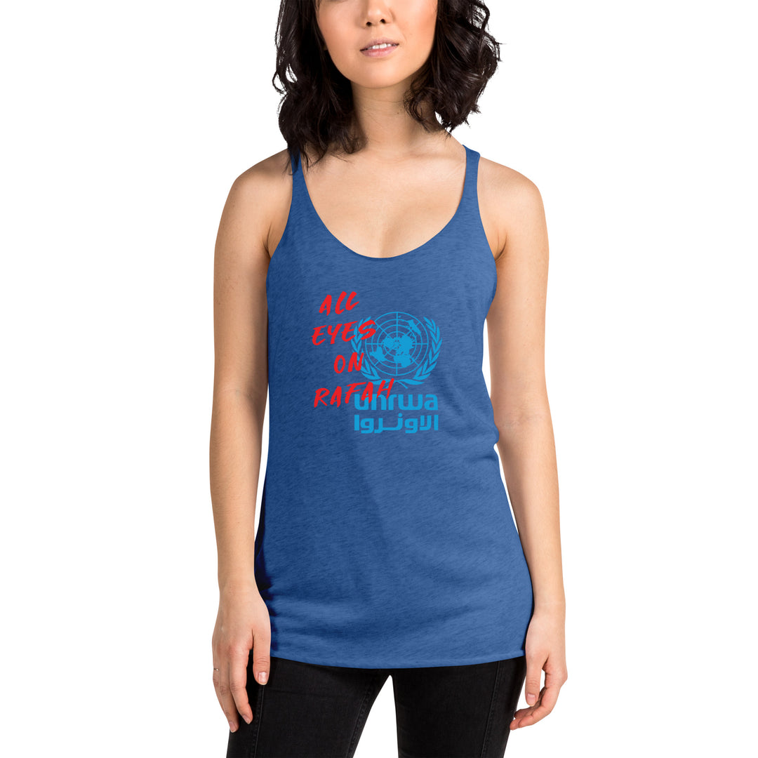 Women's Racerback Tank Next Level | All eyes on Rafah