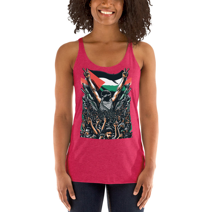 Women's Racerback Tank Next Level | Art by Moh