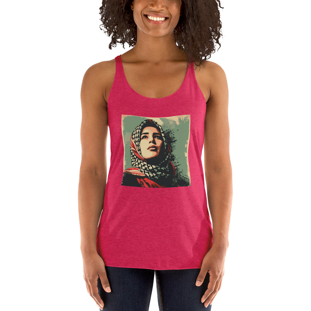 Women's Racerback Tank Next Level | Palestine Hope