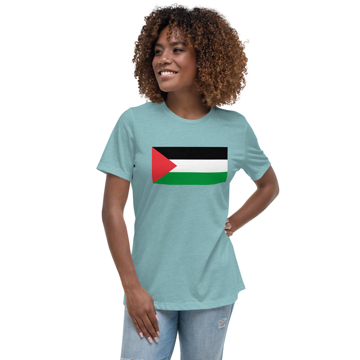 Women's Relaxed T-Shirt | Palestine Flag