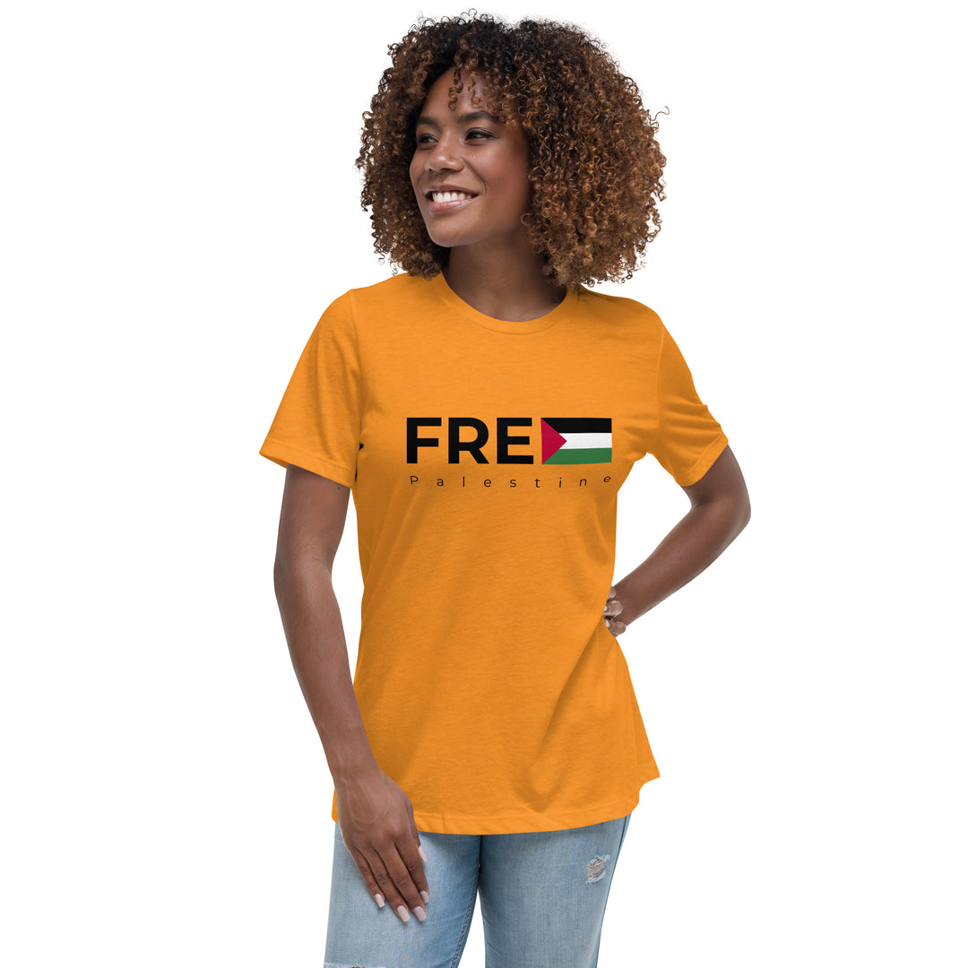 Women's Relaxed T-Shirt | Free Palestine