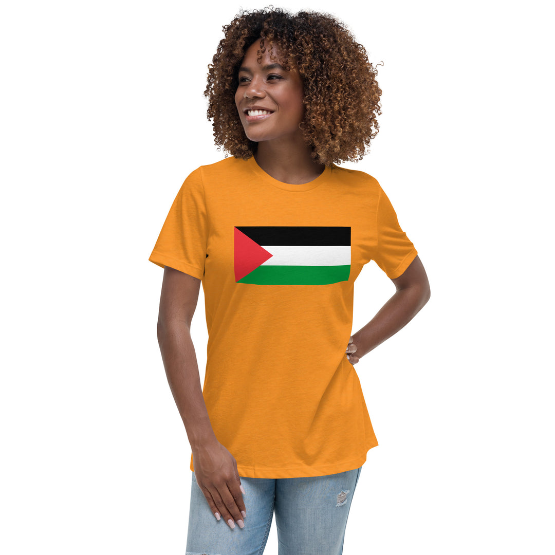 Women's Relaxed T-Shirt | Palestine Flag