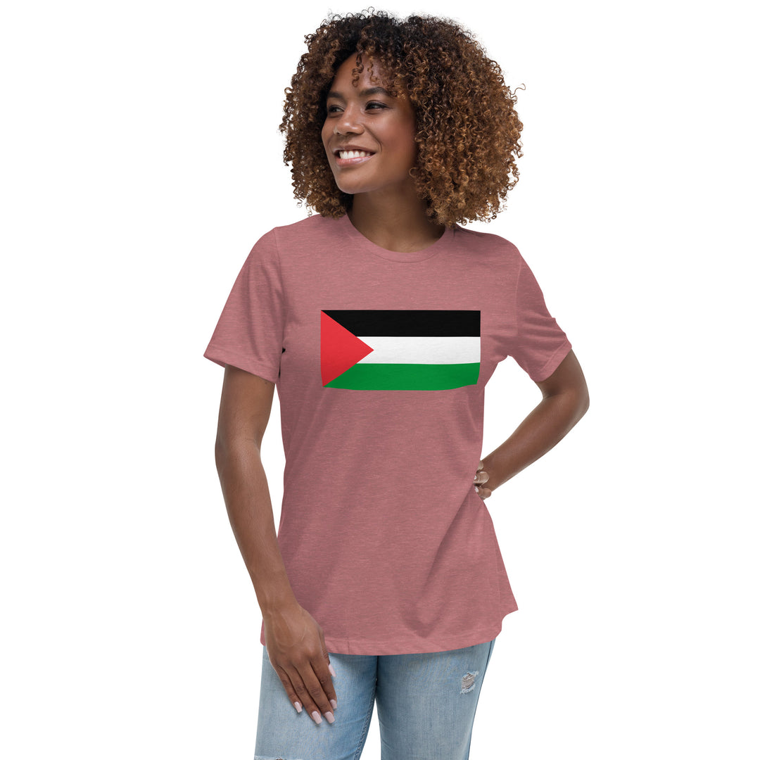 Women's Relaxed T-Shirt | Palestine Flag