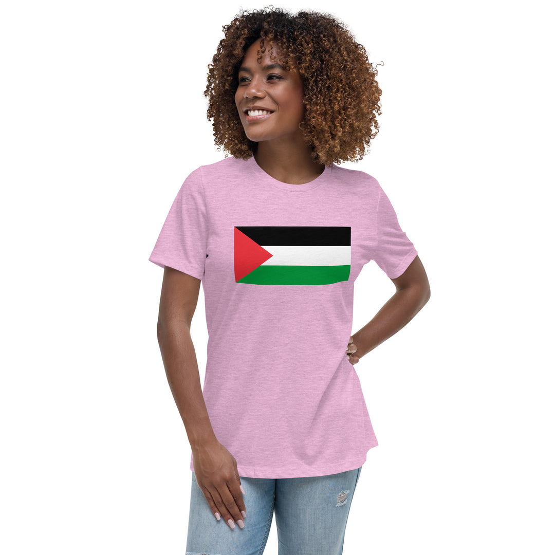 Women's Relaxed T-Shirt | Palestine Flag