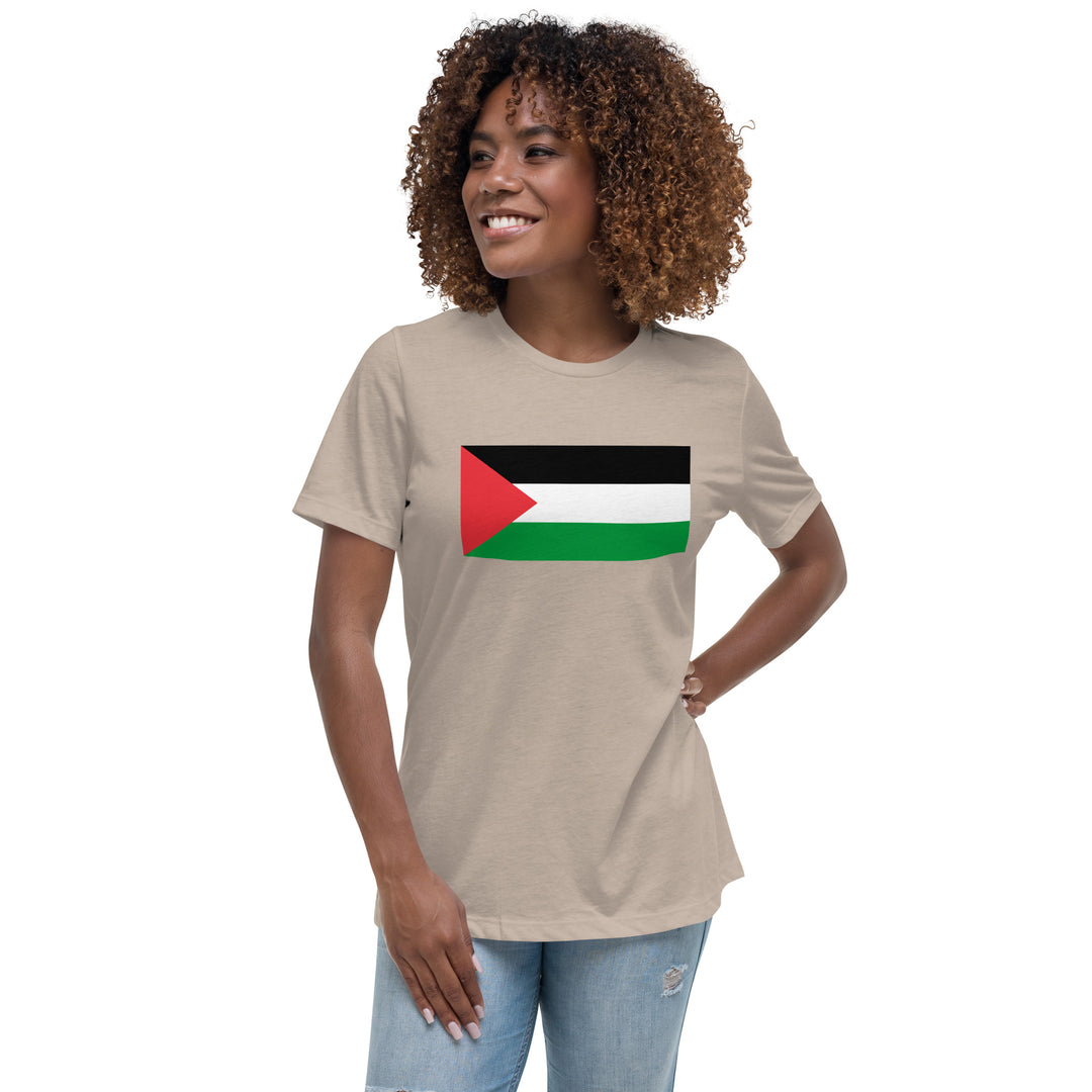 Women's Relaxed T-Shirt | Palestine Flag