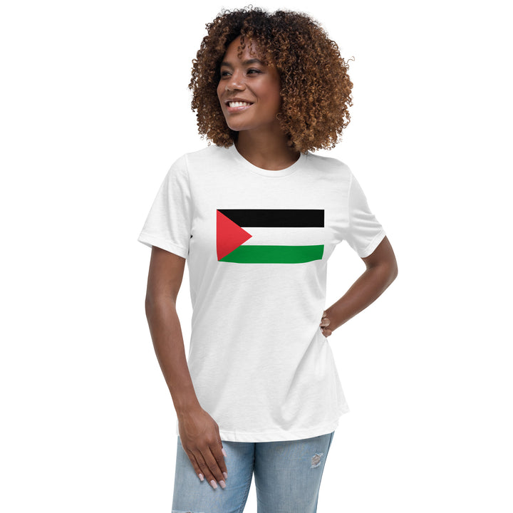 Women's Relaxed T-Shirt | Palestine Flag