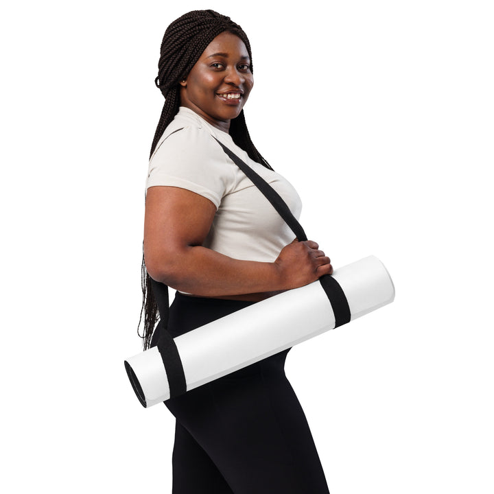 Yoga mat - Free Palestine, White