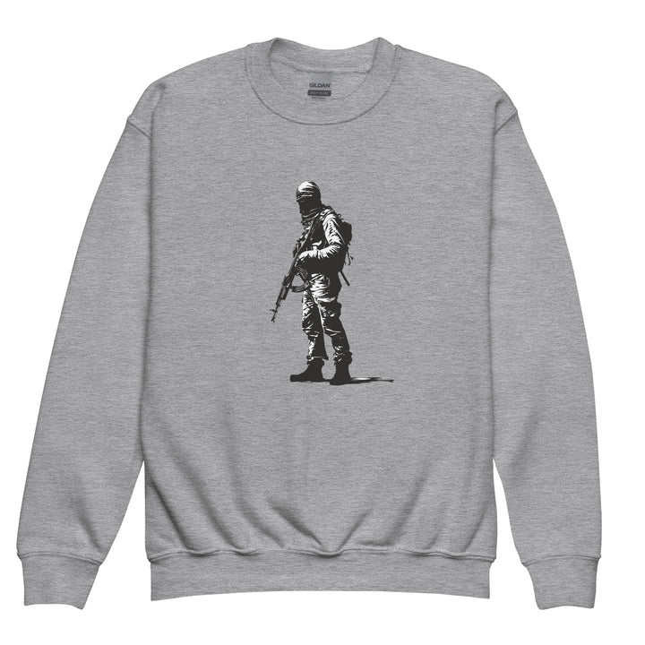 Youth crewneck sweatshirt - The Fighter, Sport Grey