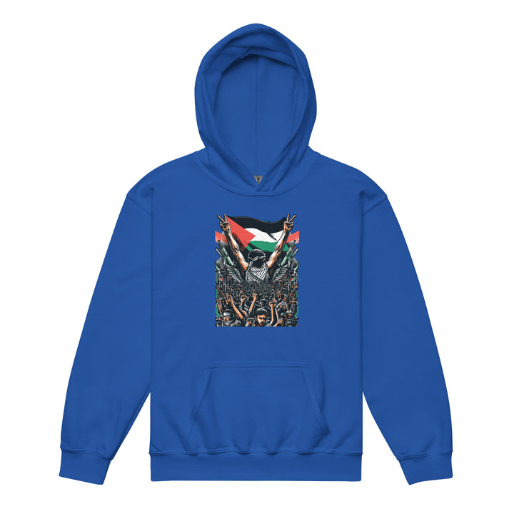 Youth heavy blend hoodie - Art by Moh, Royal