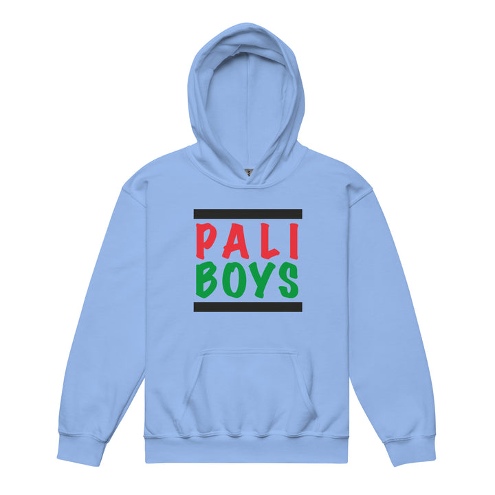 Youth Heavy Blend Hoodie - Palestinian Boys, Carolina Blue