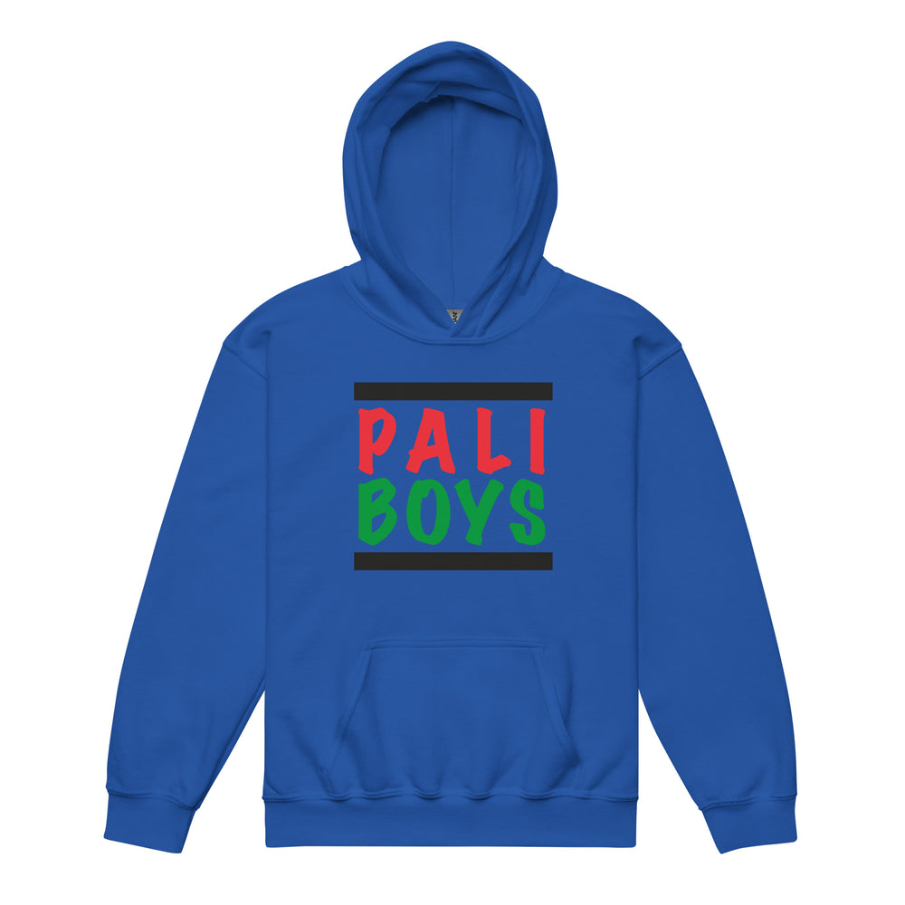Youth Heavy Blend Hoodie - Palestinian Boys, Royal