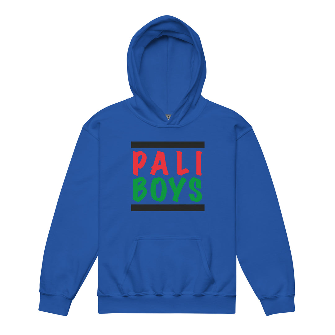 Youth Heavy Blend Hoodie - Palestinian Boys, Royal