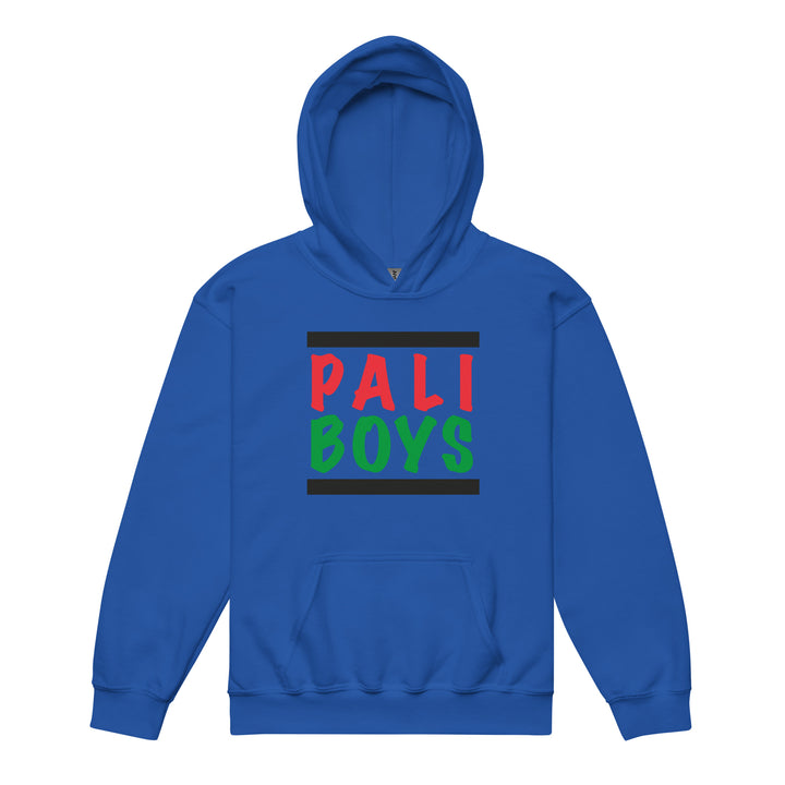 Youth Heavy Blend Hoodie - Palestinian Boys, Royal