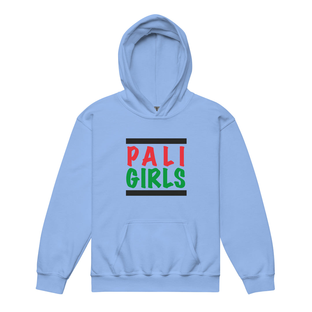 Youth Heavy Blend Hoodie - Palestinian Girls, Carolina Blue