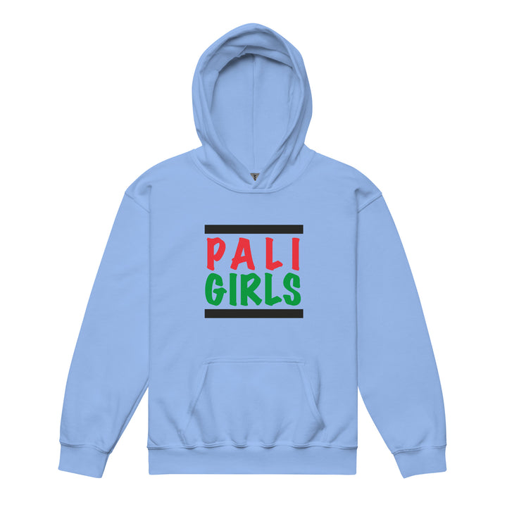 Youth Heavy Blend Hoodie - Palestinian Girls, Carolina Blue