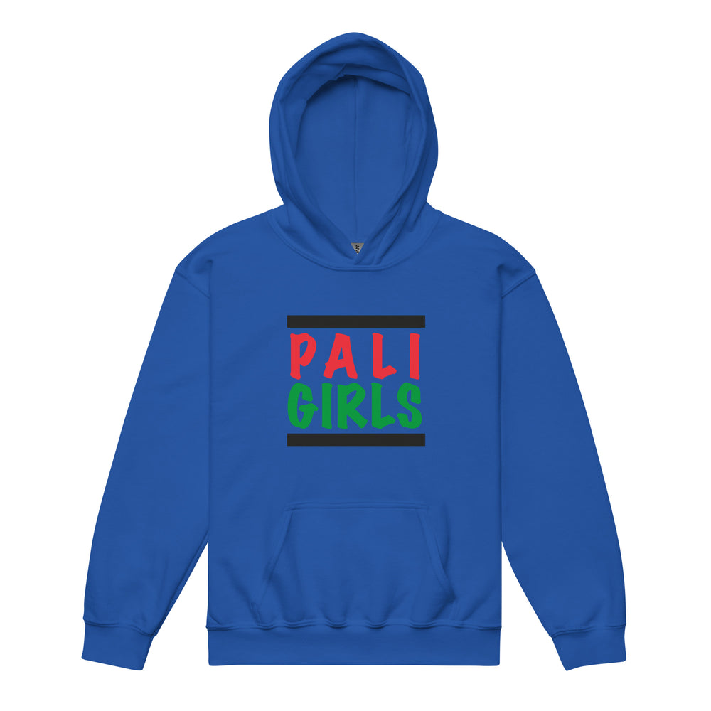 Youth Heavy Blend Hoodie - Palestinian Girls, Royal