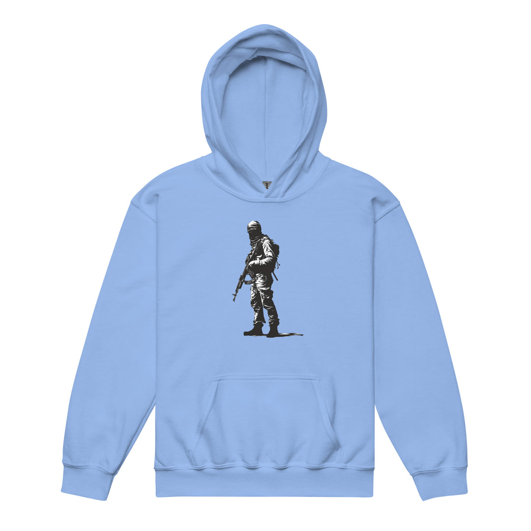 Youth heavy blend hoodie - The Fighter, Carolina Blue