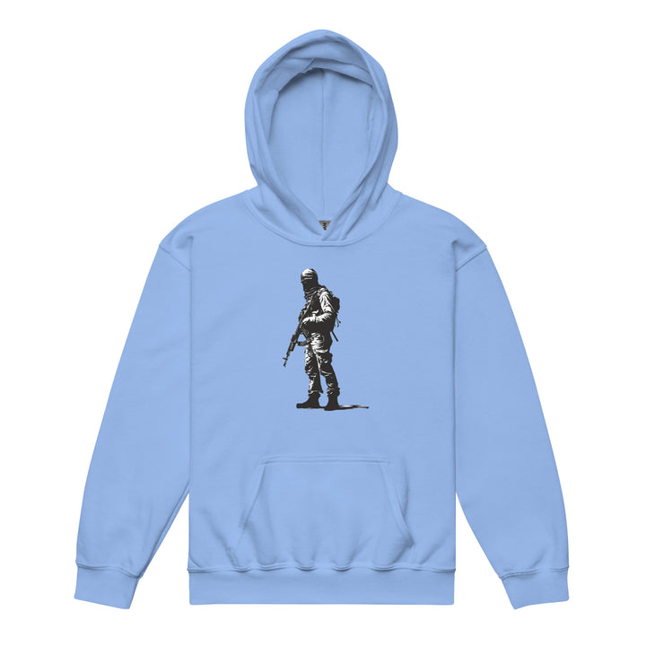 Youth heavy blend hoodie - The Fighter, Carolina Blue