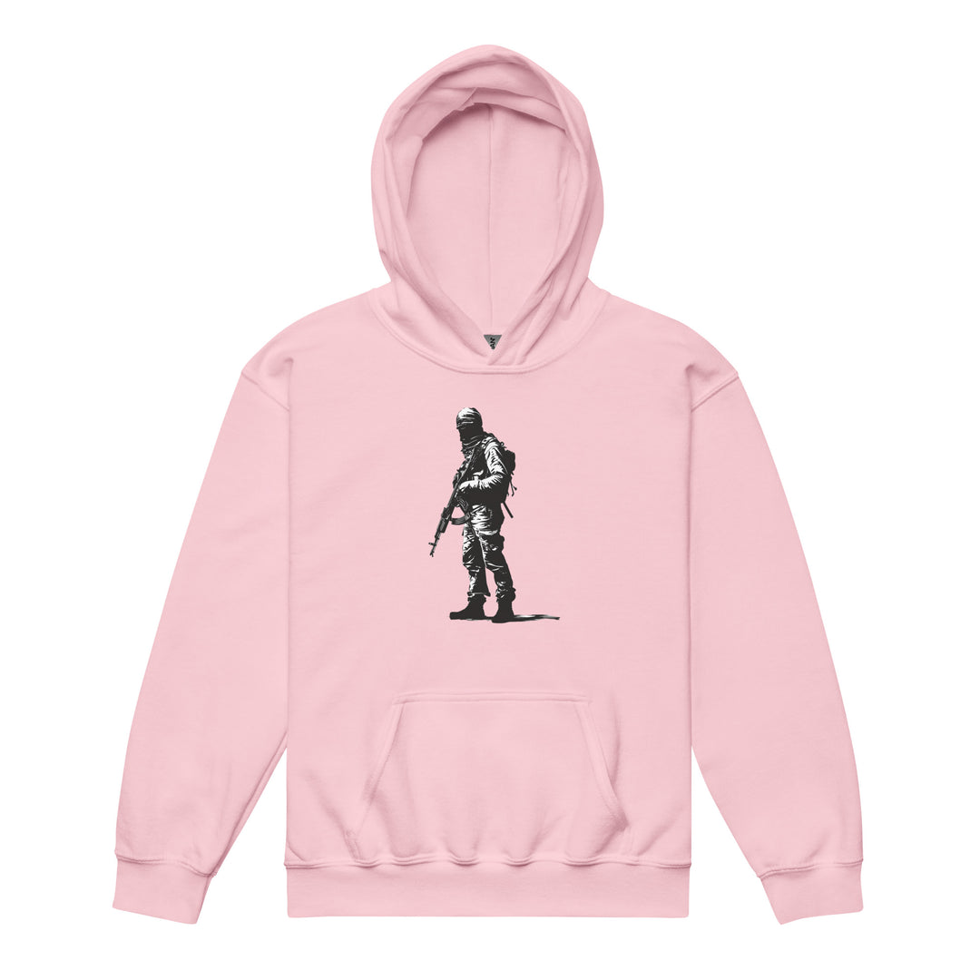 Youth heavy blend hoodie - The Fighter, Light Pink