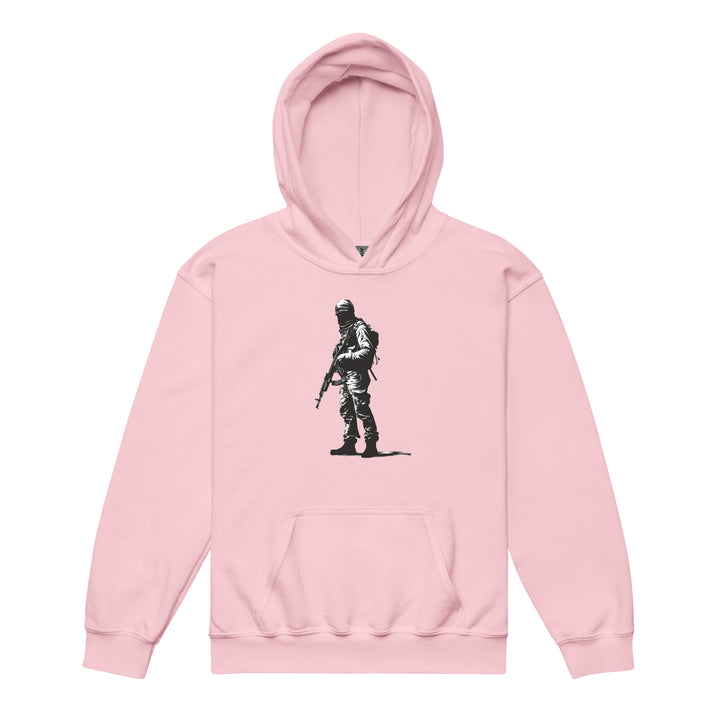 Youth heavy blend hoodie - The Fighter, Light Pink