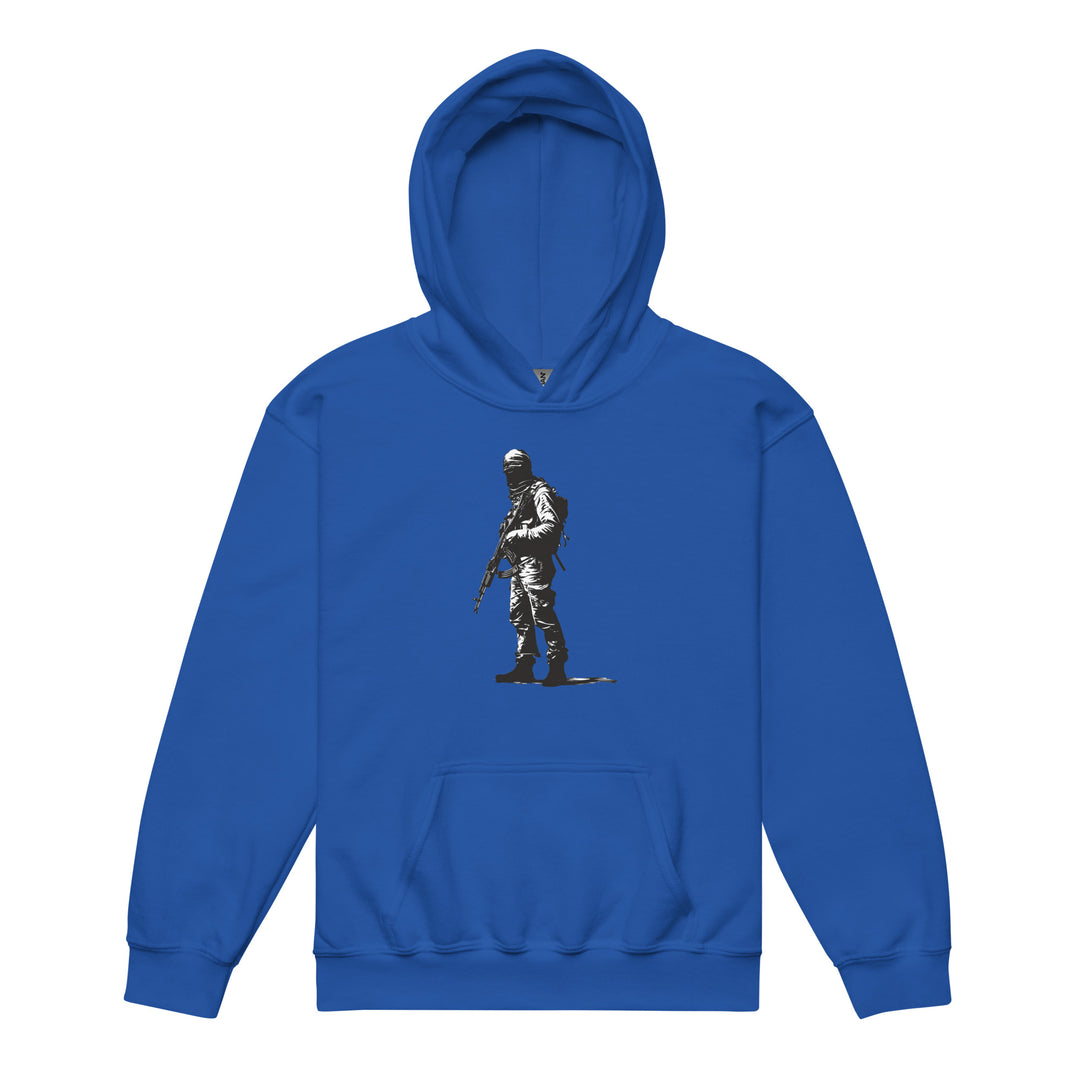 Youth heavy blend hoodie - The Fighter, Royal