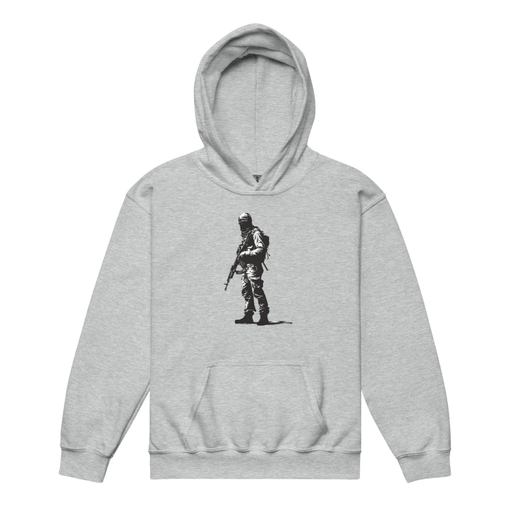 Youth heavy blend hoodie - The Fighter, Sport Grey