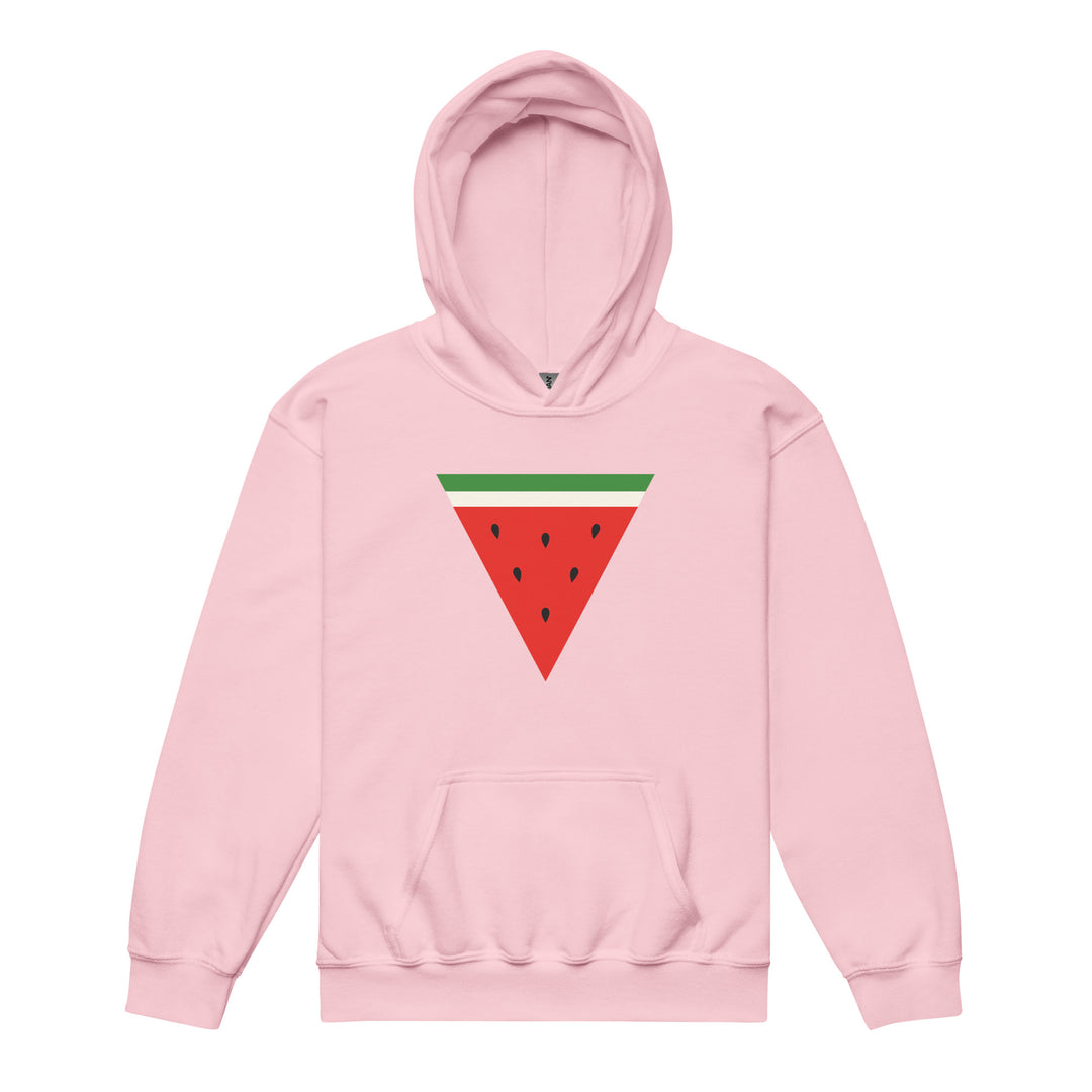 Youth heavy blend hoodie - Triangle Watermelon, Light Pink