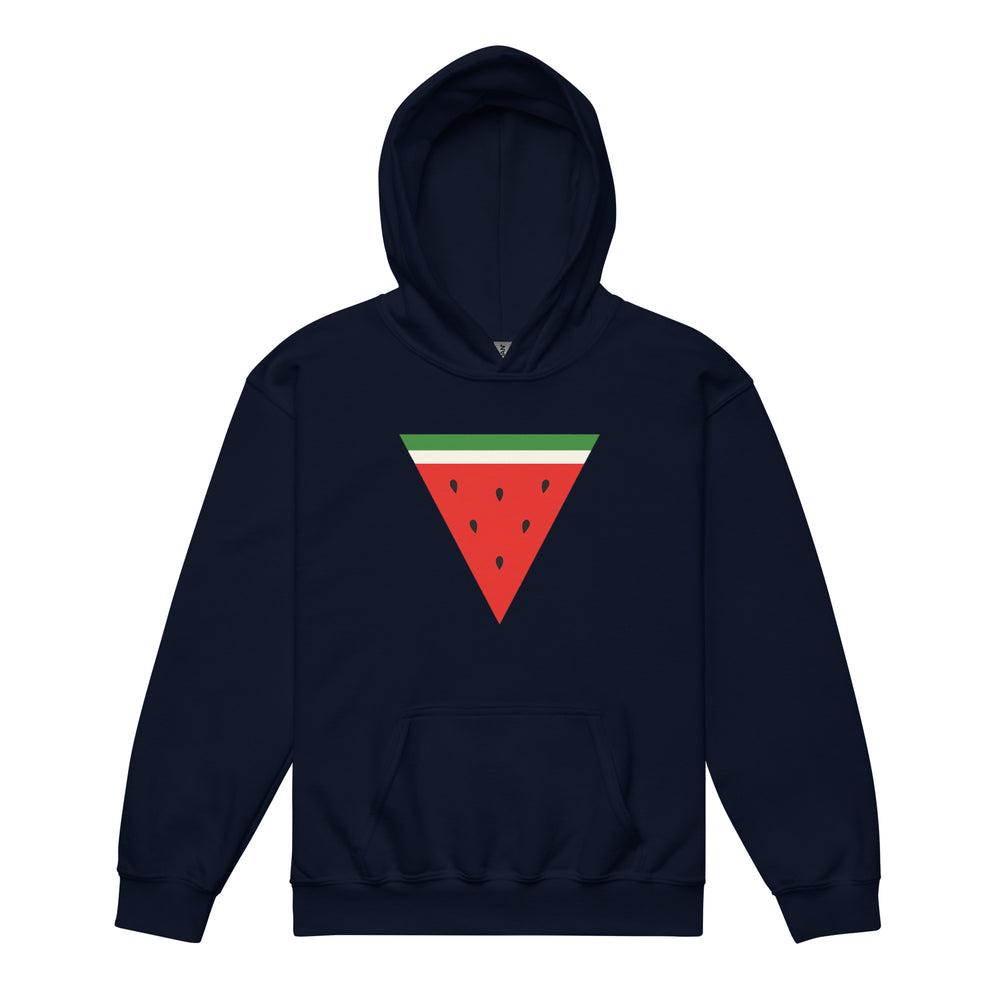 Youth heavy blend hoodie - Triangle Watermelon, Navy