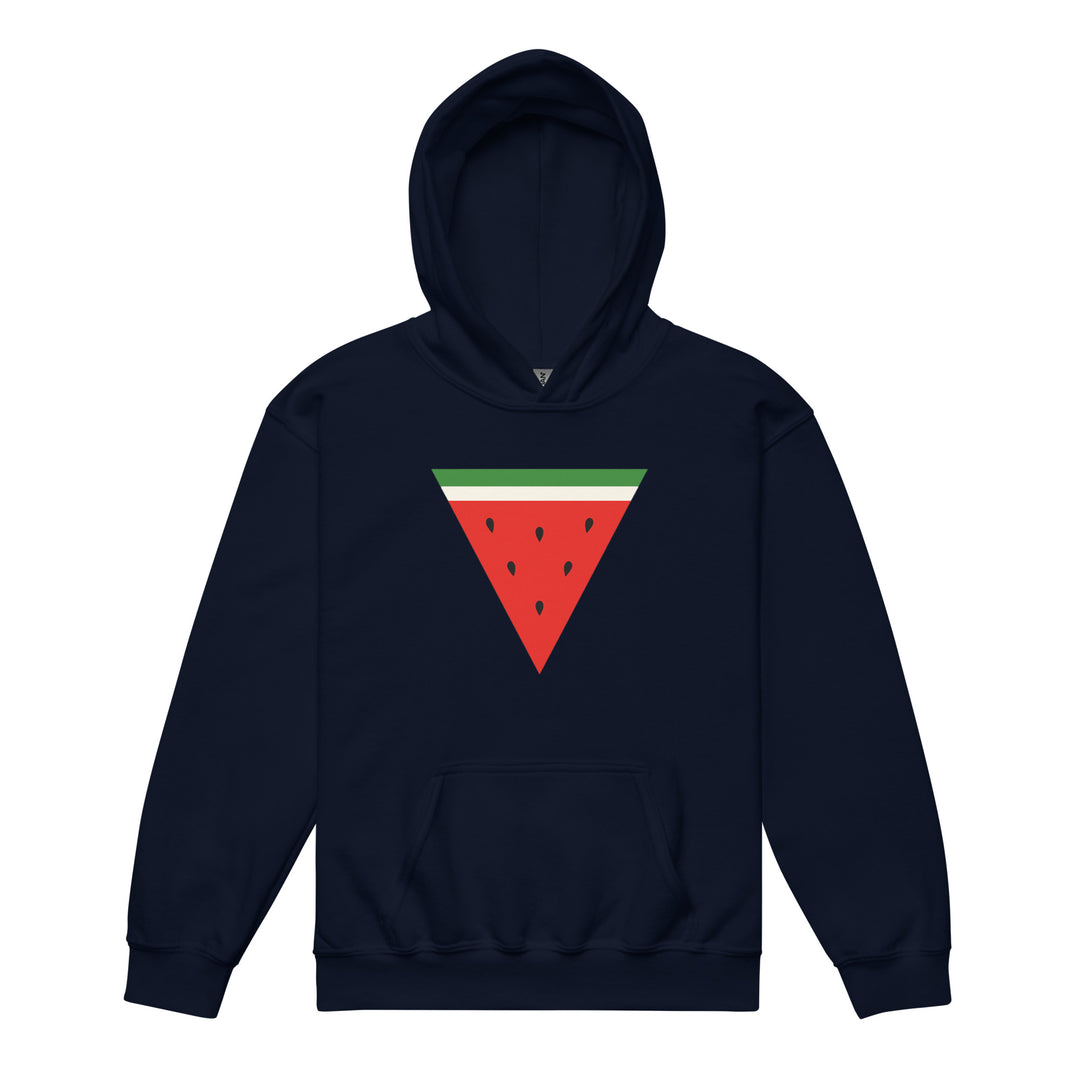 Youth heavy blend hoodie - Triangle Watermelon, Navy