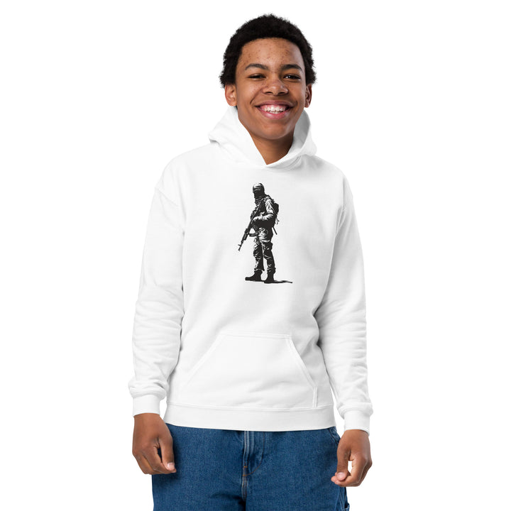 Youth heavy blend hoodie | The Fighter