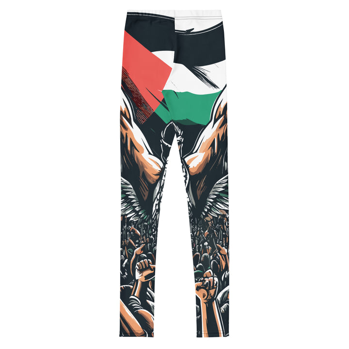 Youth Leggings - Art by Moh, White