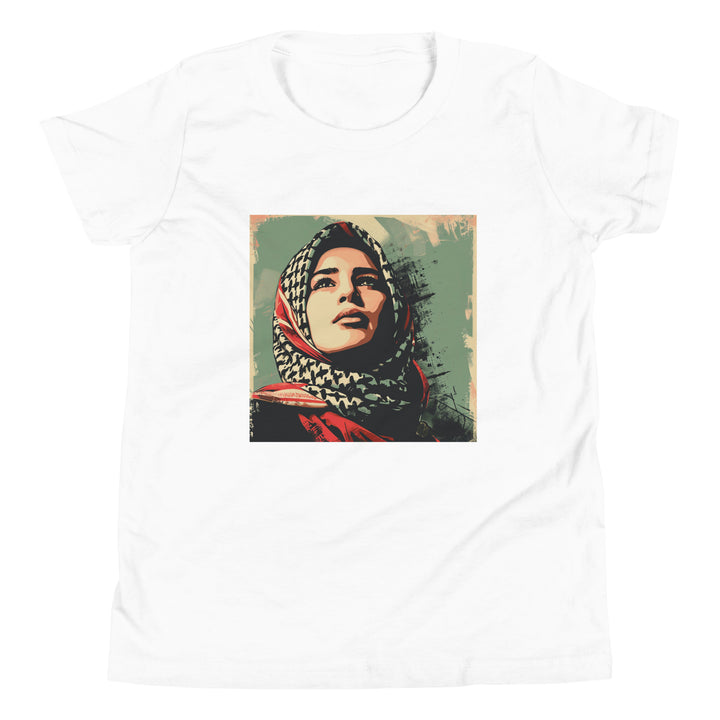 Youth Short Sleeve T-Shirt - Palestine Hope, White
